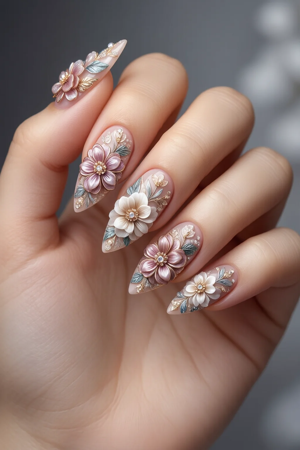 3D flower nails - professional guide and tips