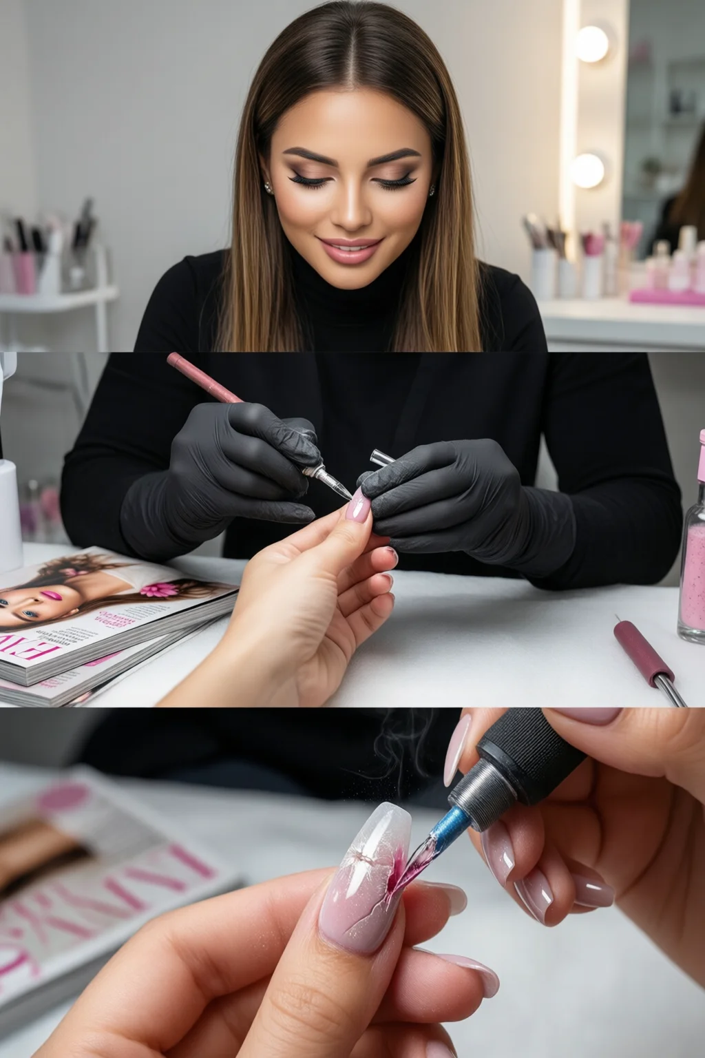 acrylic nail damage repair