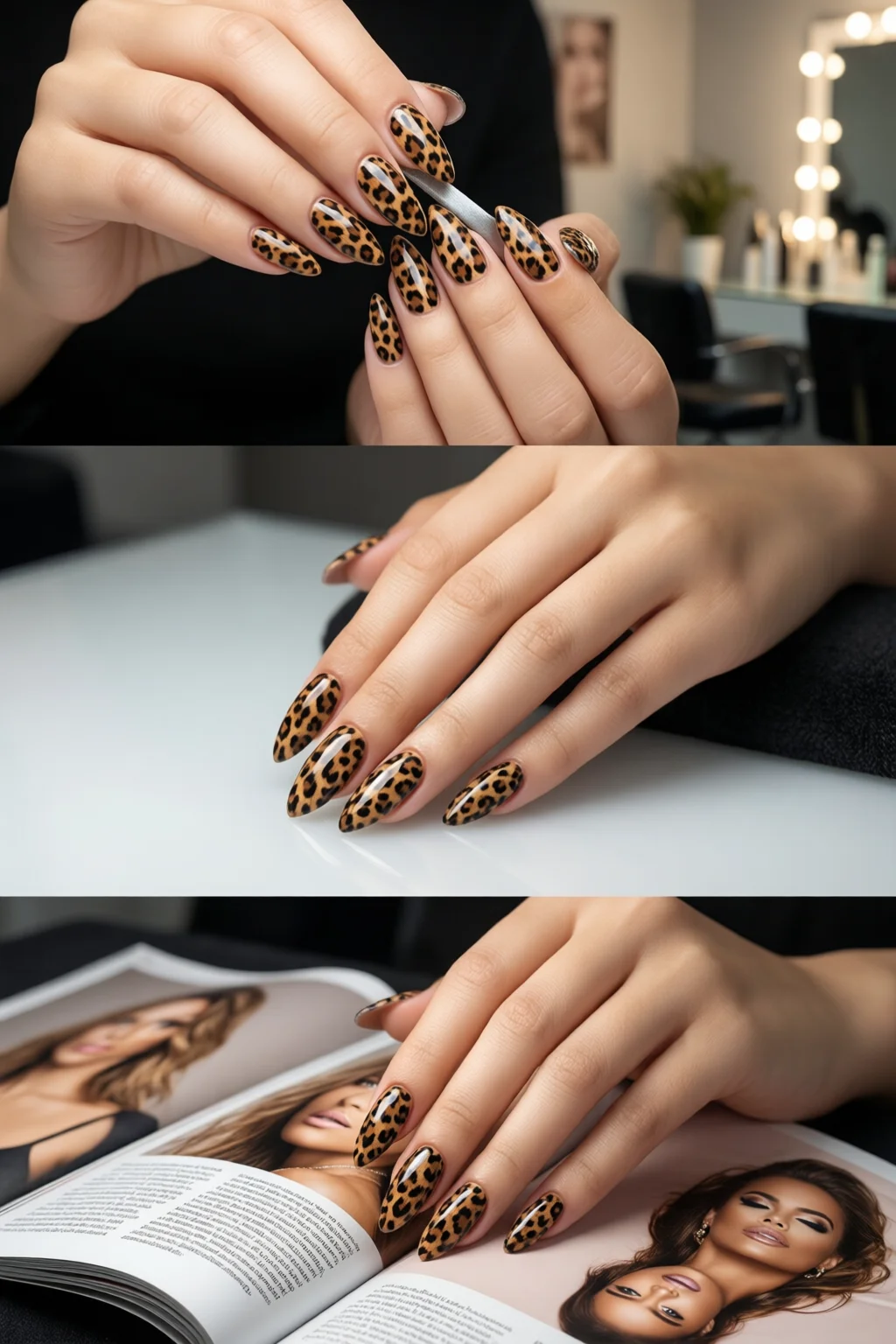 animal print nails