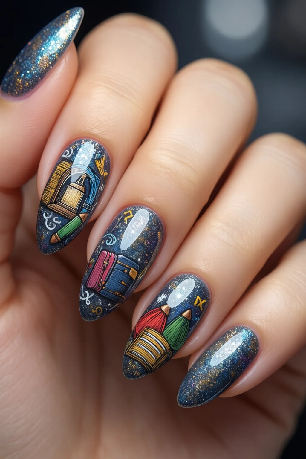 back to school nails