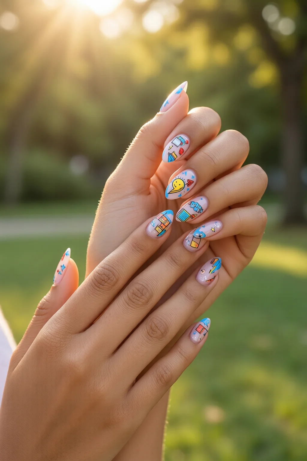 back to school nails