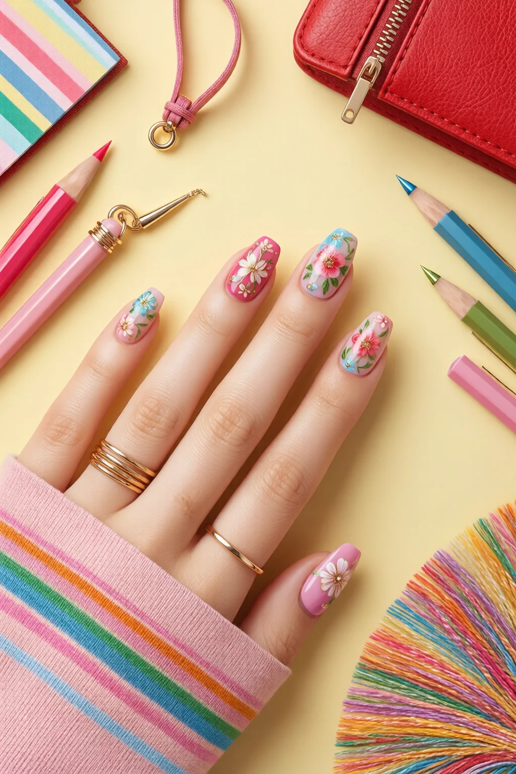 back to school nails