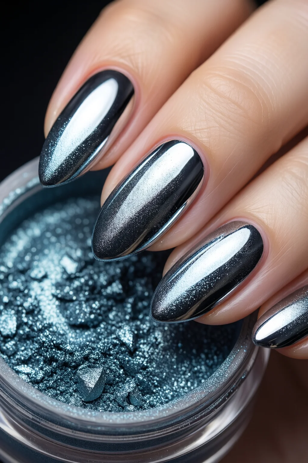 best chrome nail powder