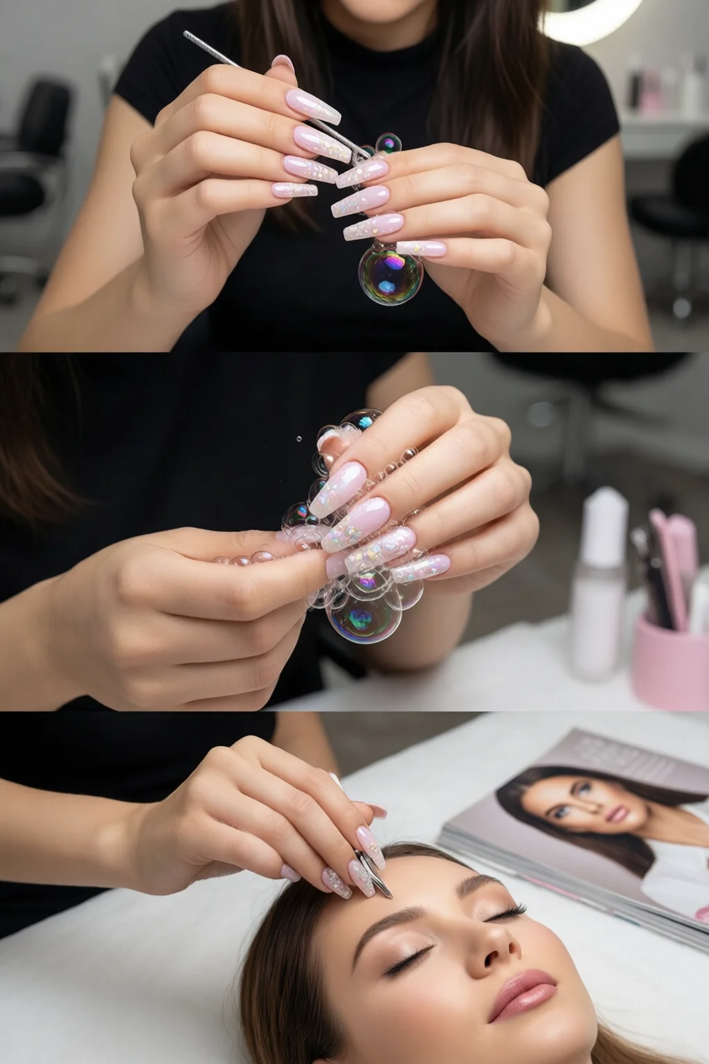 bubble nails