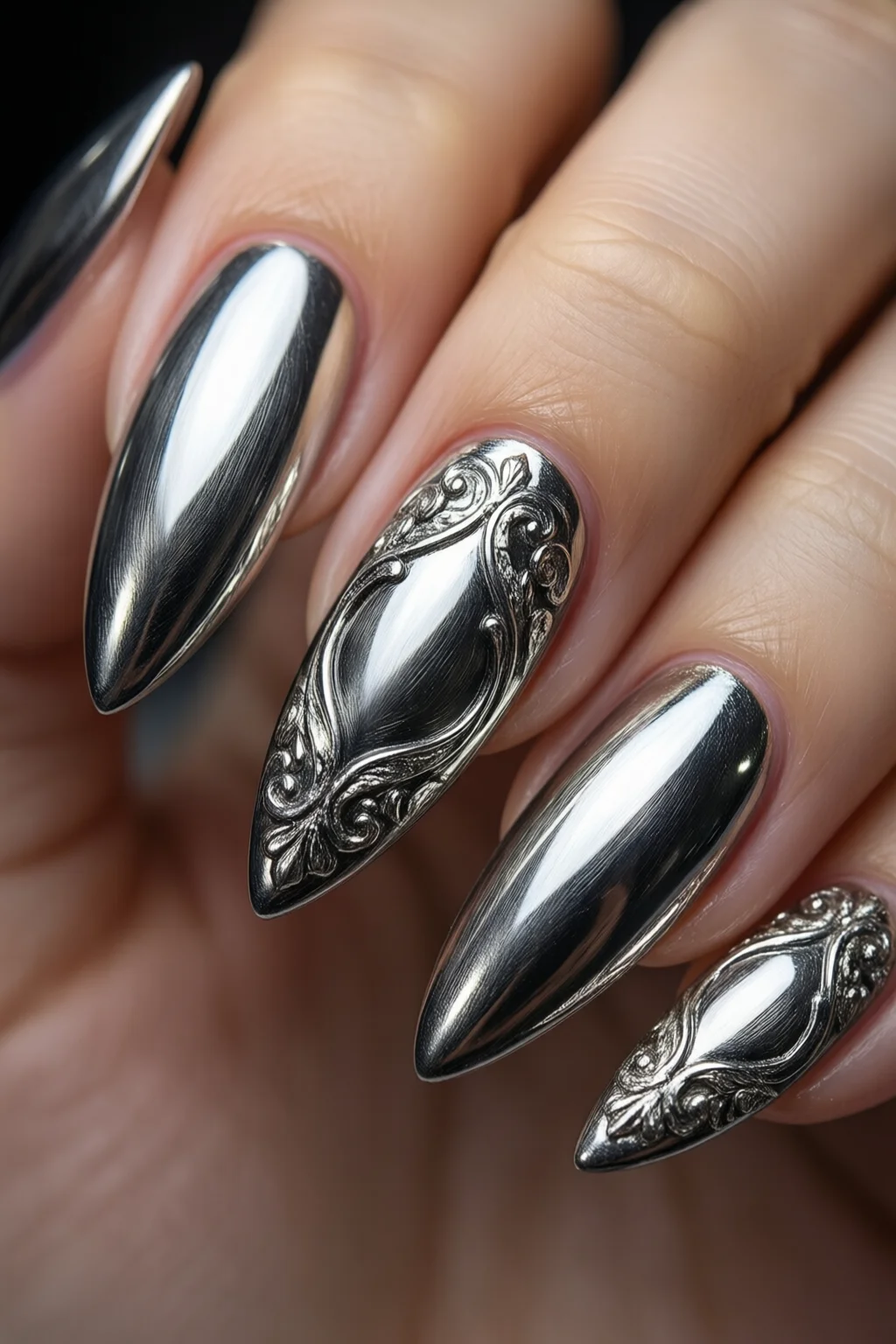 chrome nails