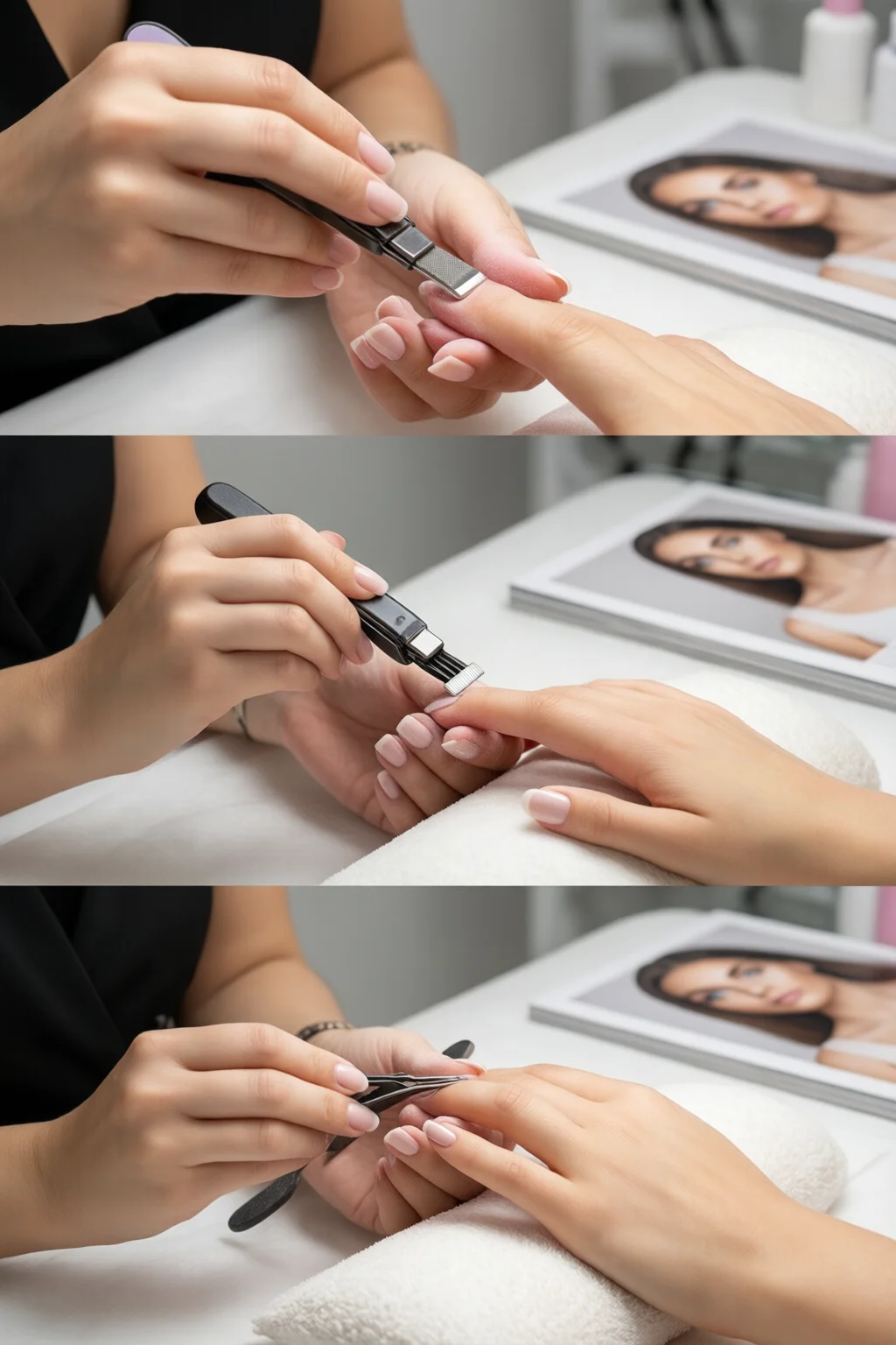 cuticle pusher technique