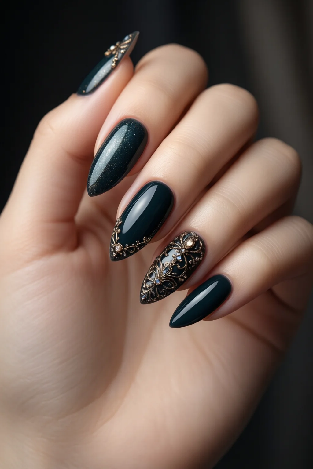 dark academia nails - professional guide and tips