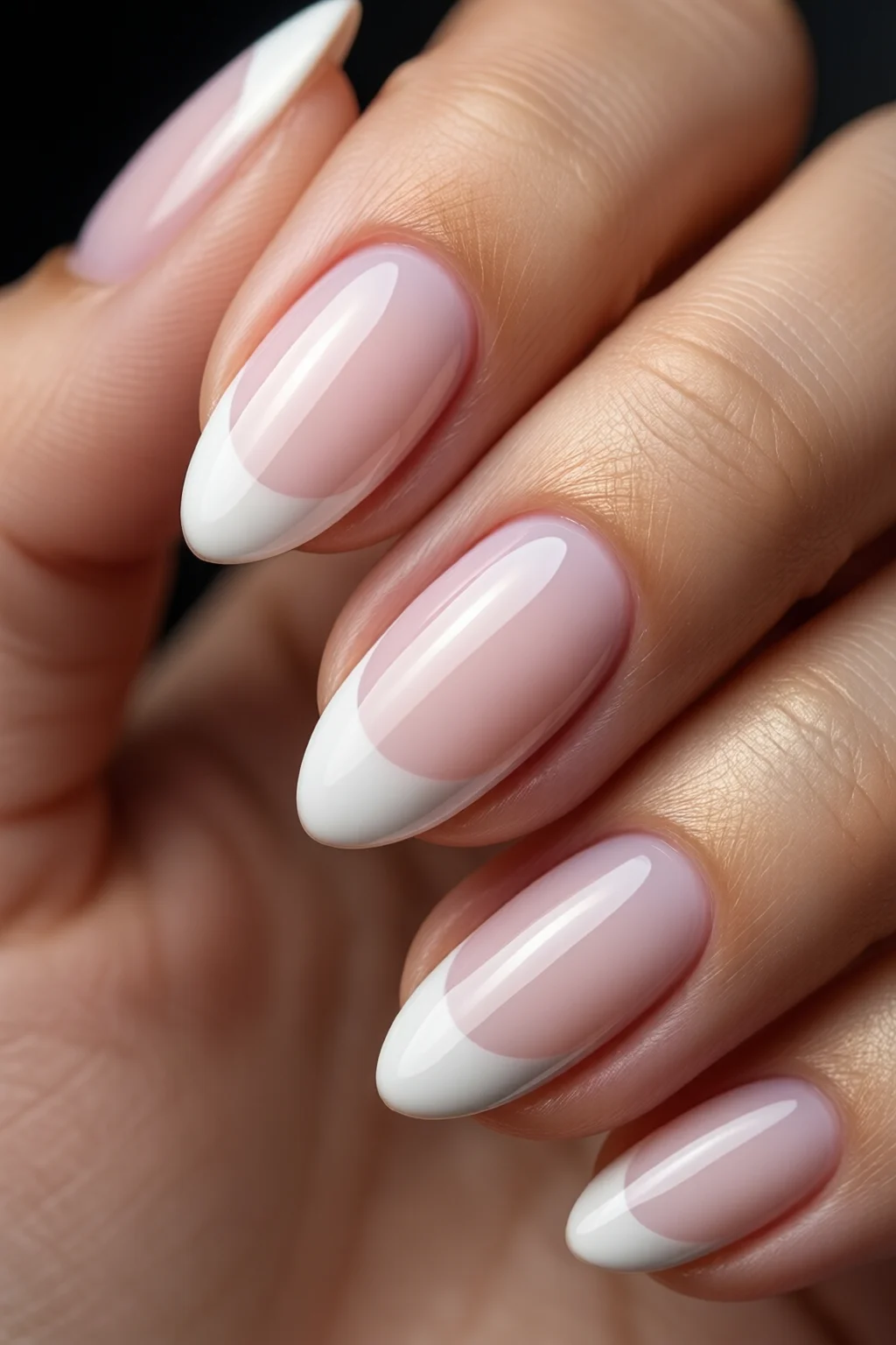 French manicure at home