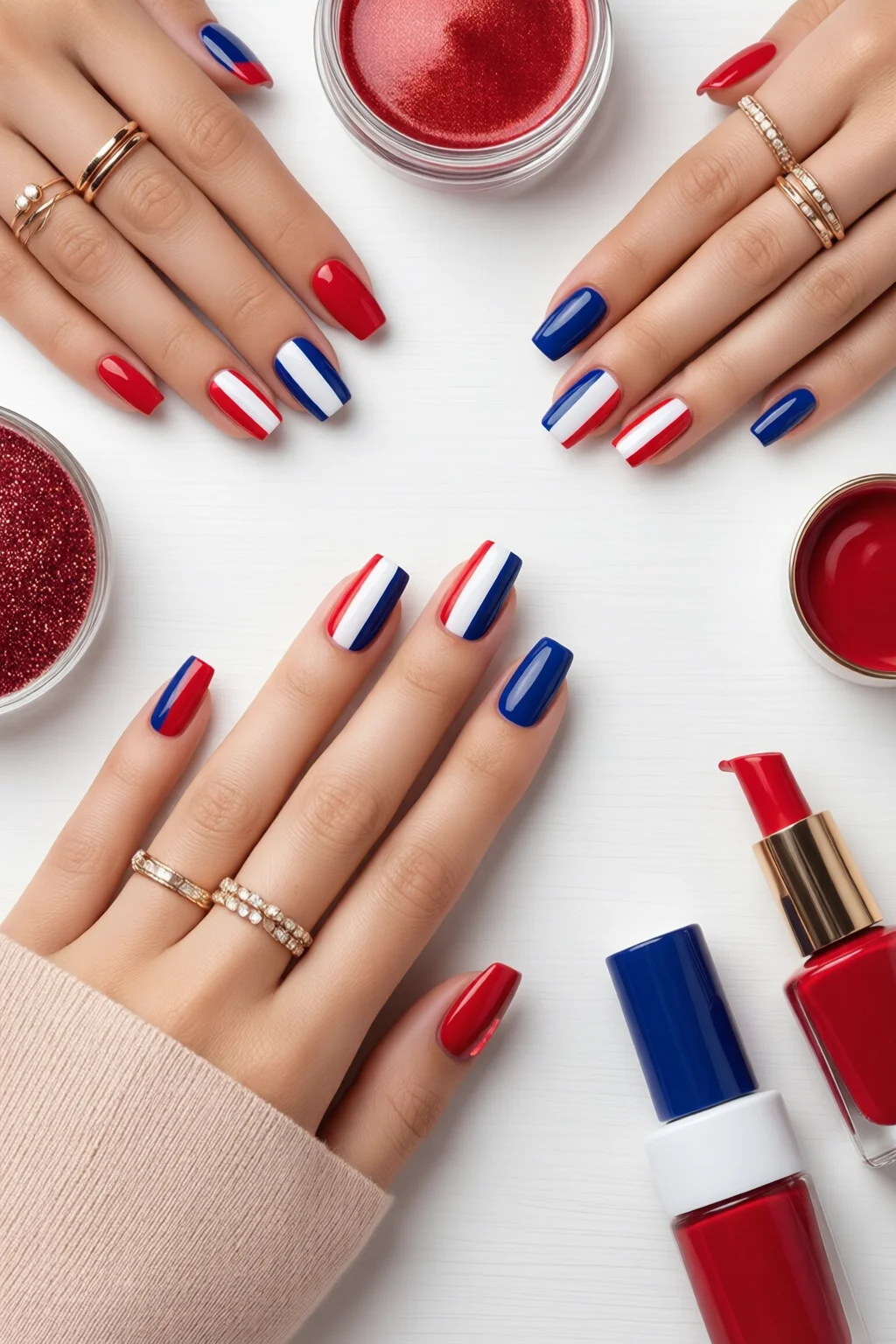 French manicure at home