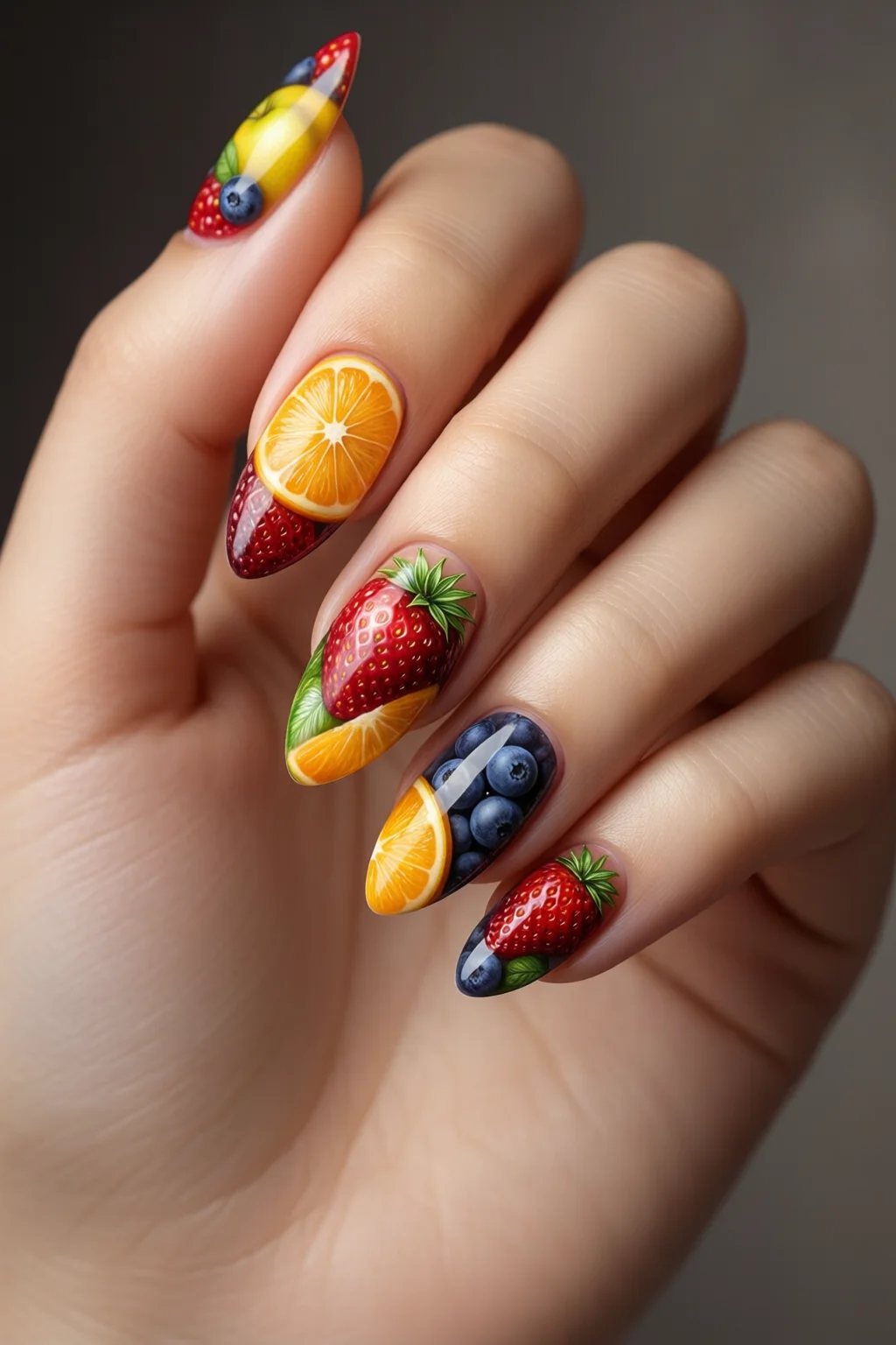 fruit nail art - professional guide and tips