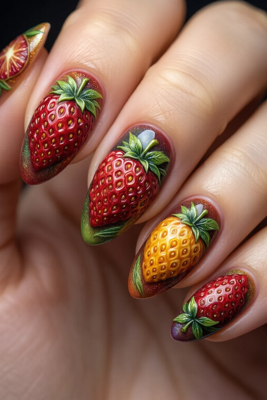 fruit nail art