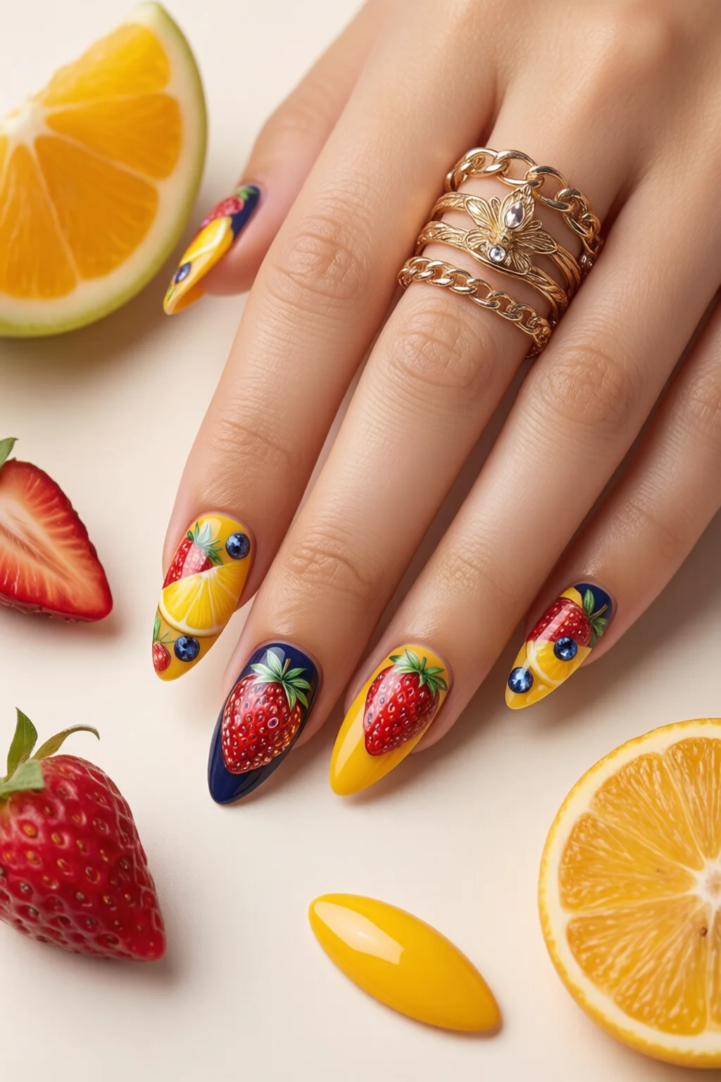 fruit nail art