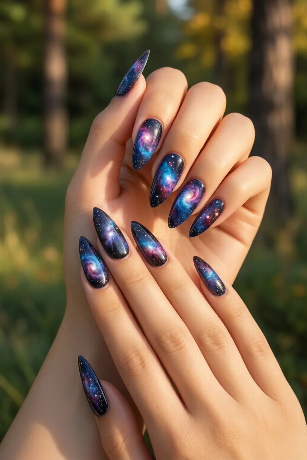 galaxy nails