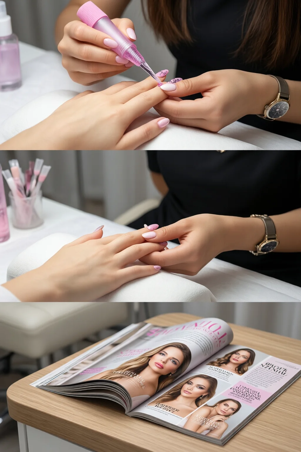 gel nail removal at home