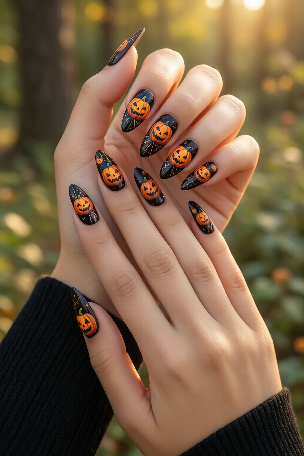 Halloween nail art