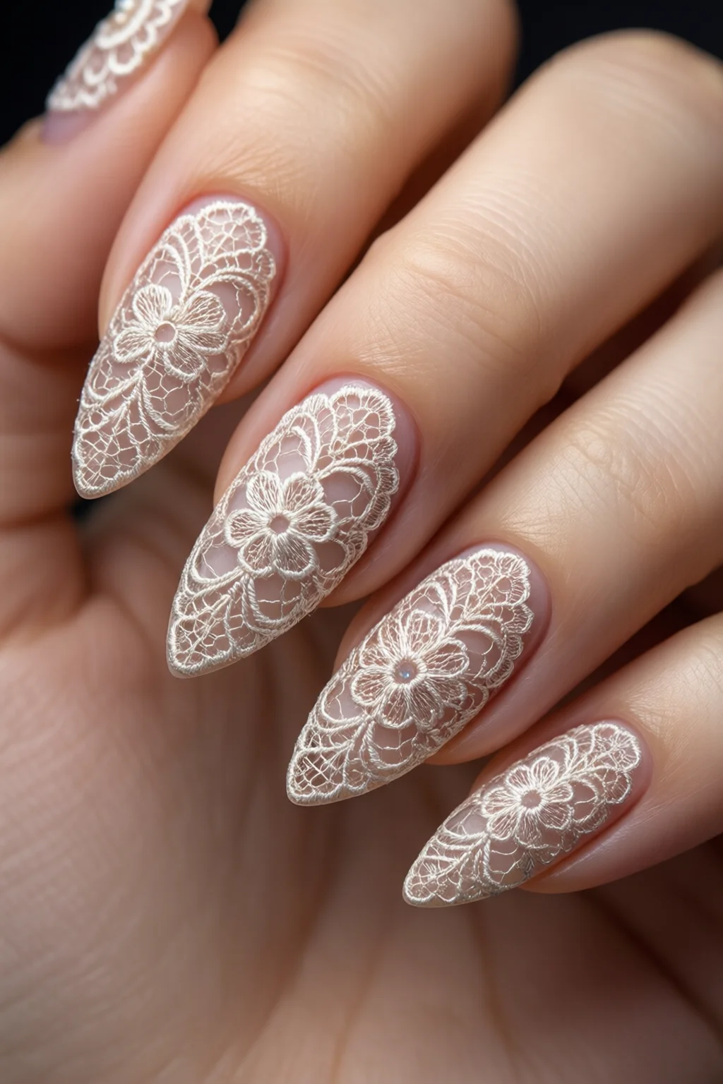lace nail art