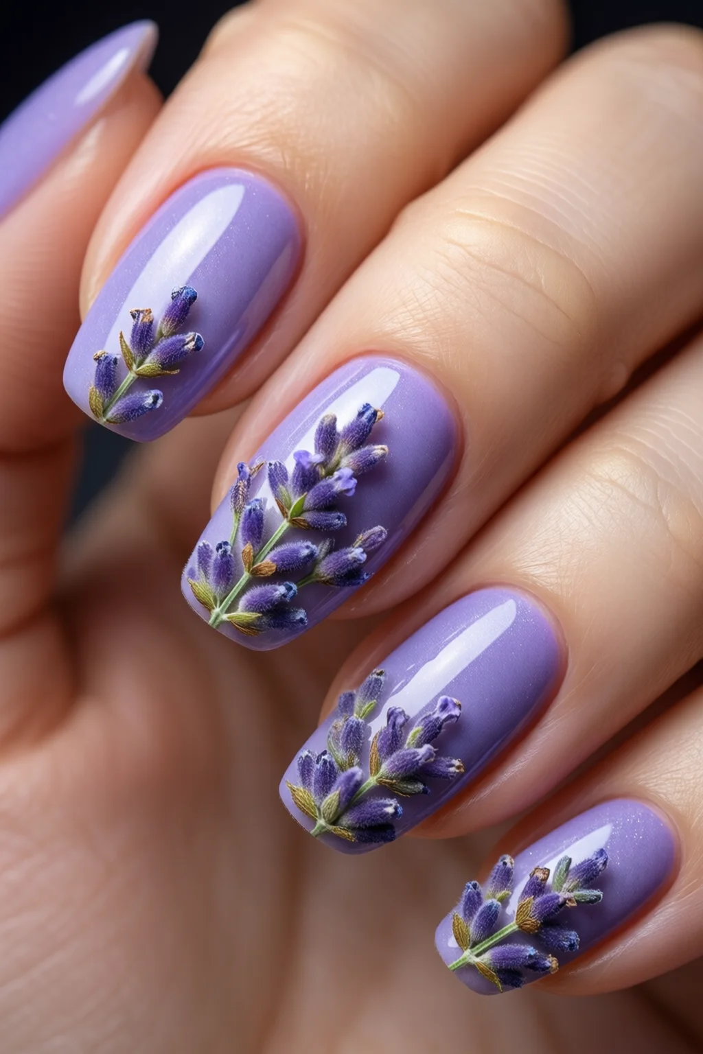 lavender nails