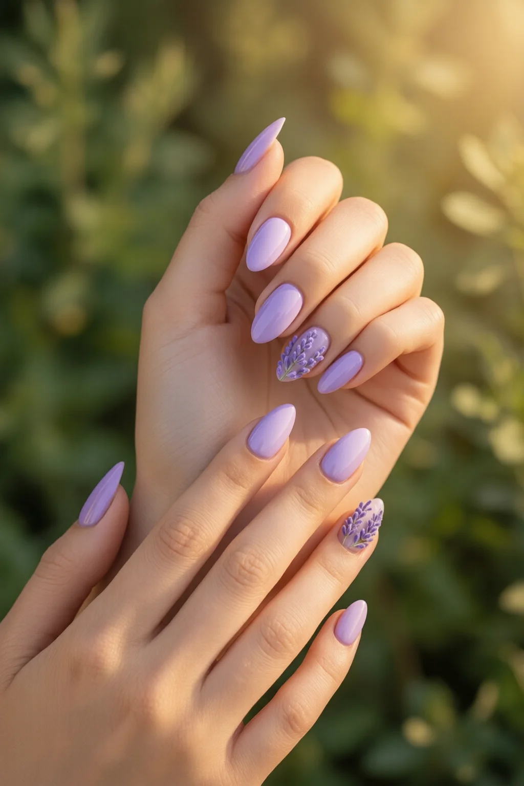 lavender nails