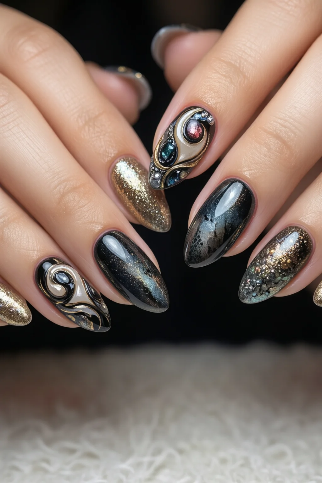 maximalist nails