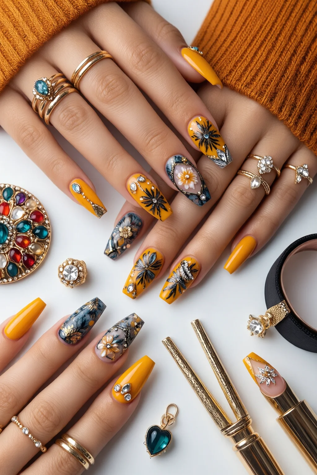 maximalist nails