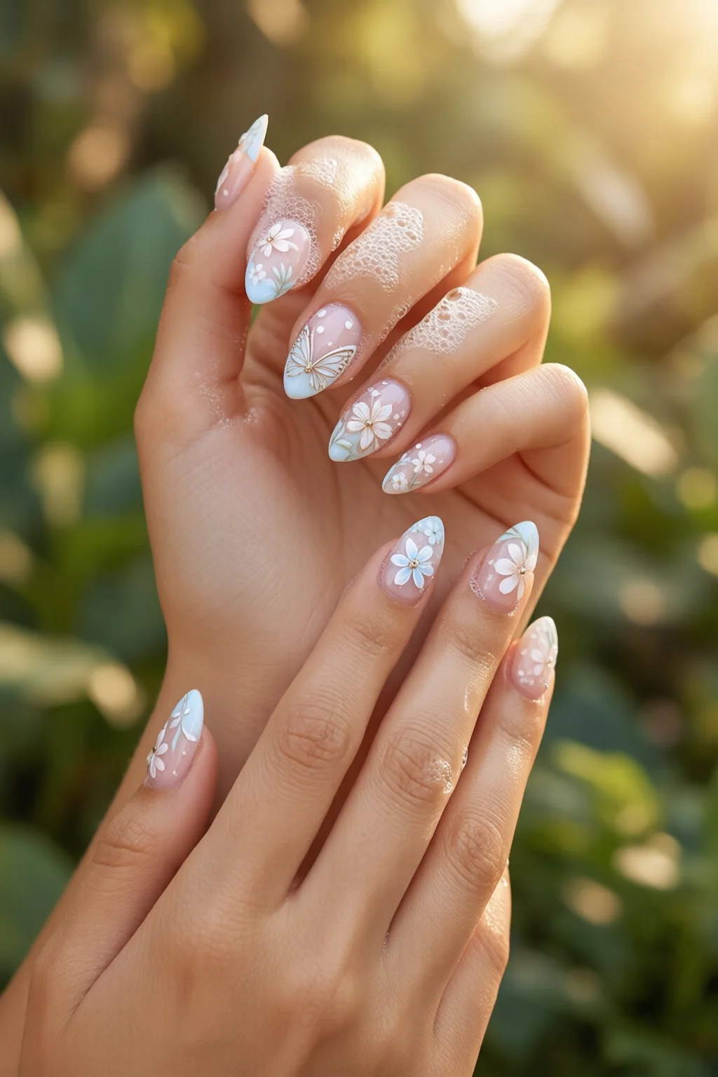 milk bath nails
