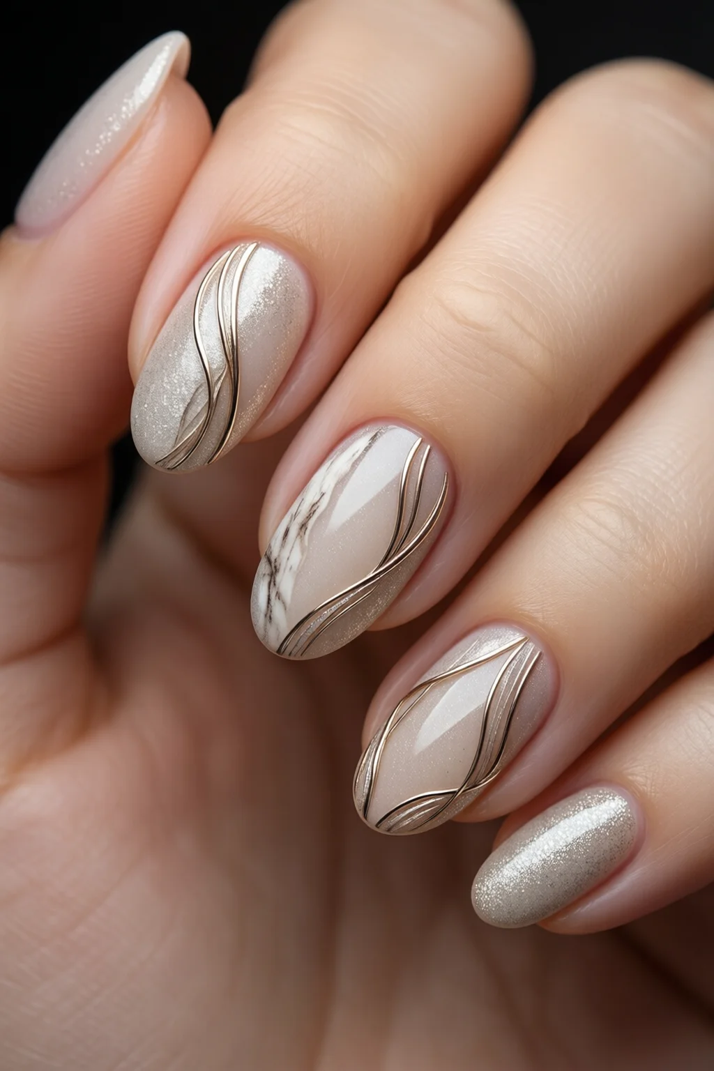 minimalist nail art