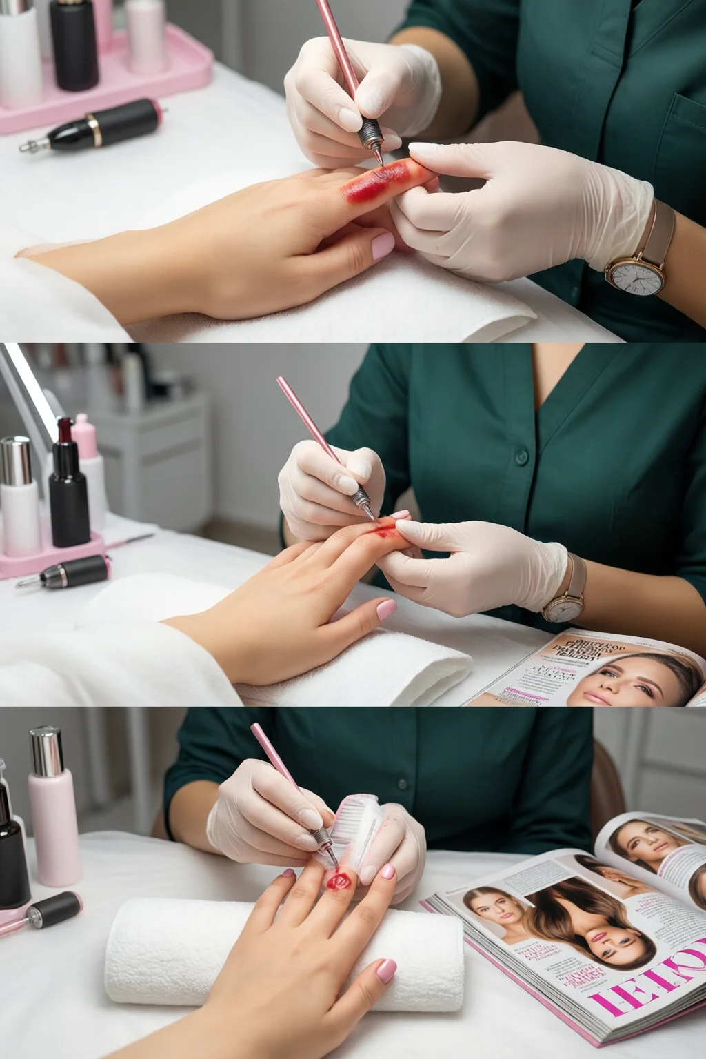 nail allergy symptoms