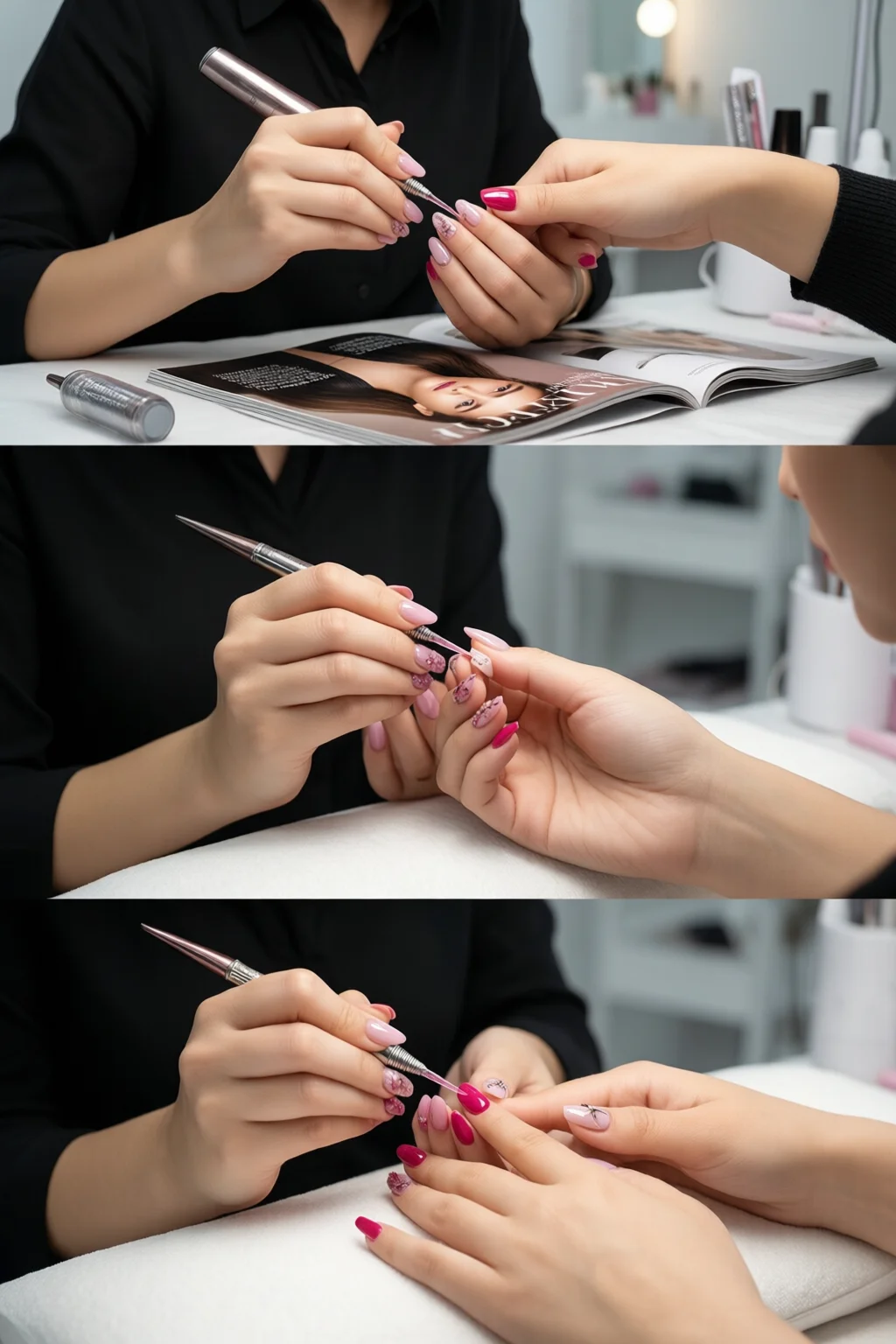 nail tip application