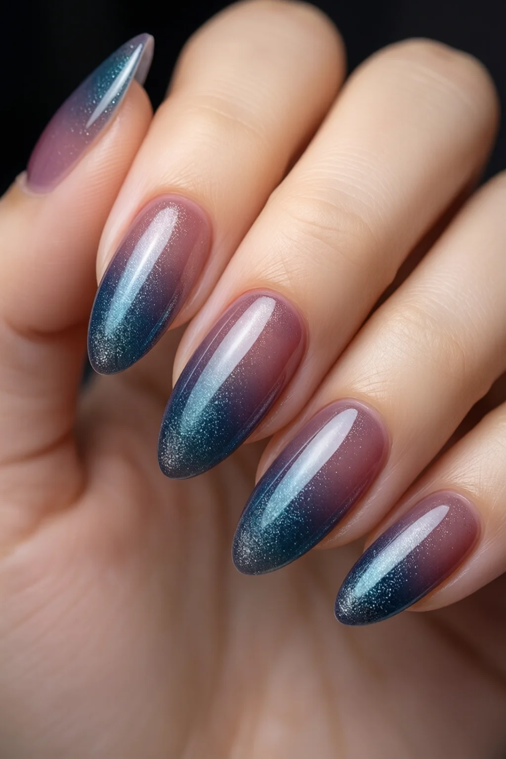 ombre gel nails