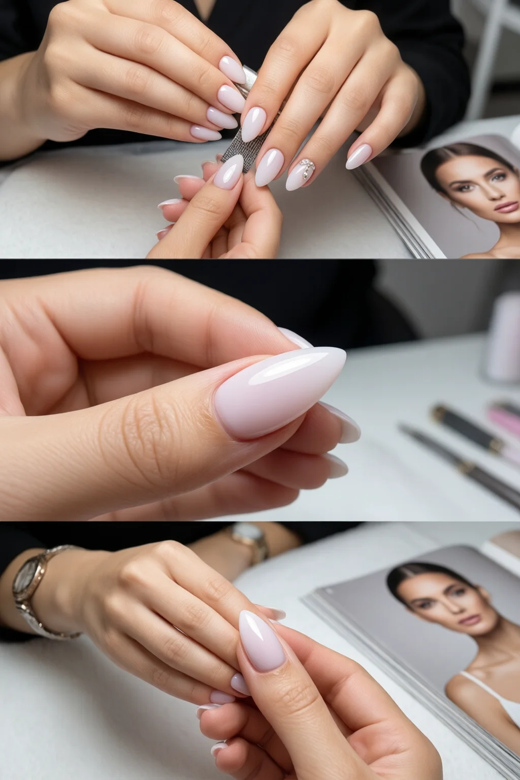 oval nail shape