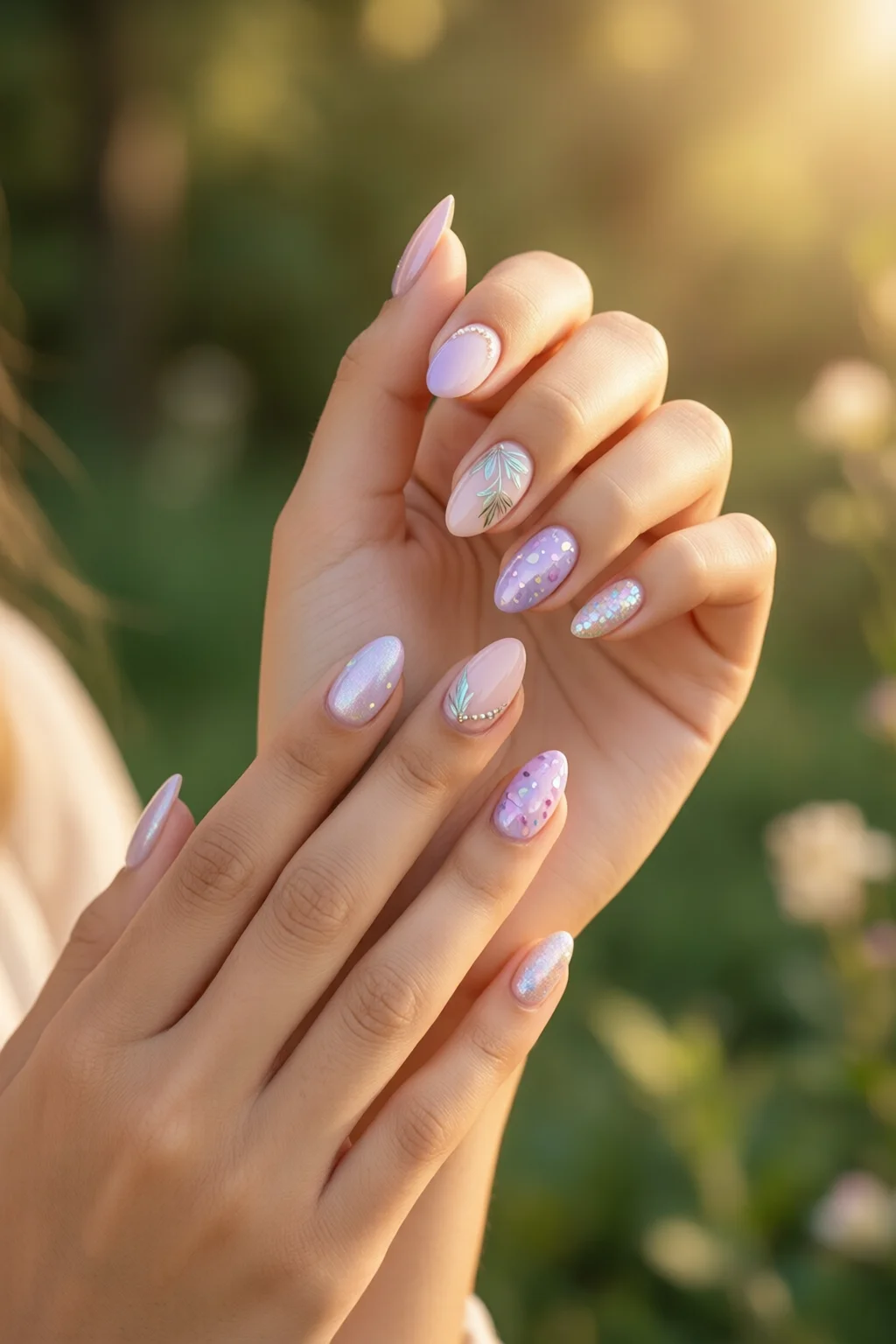 pastel nails