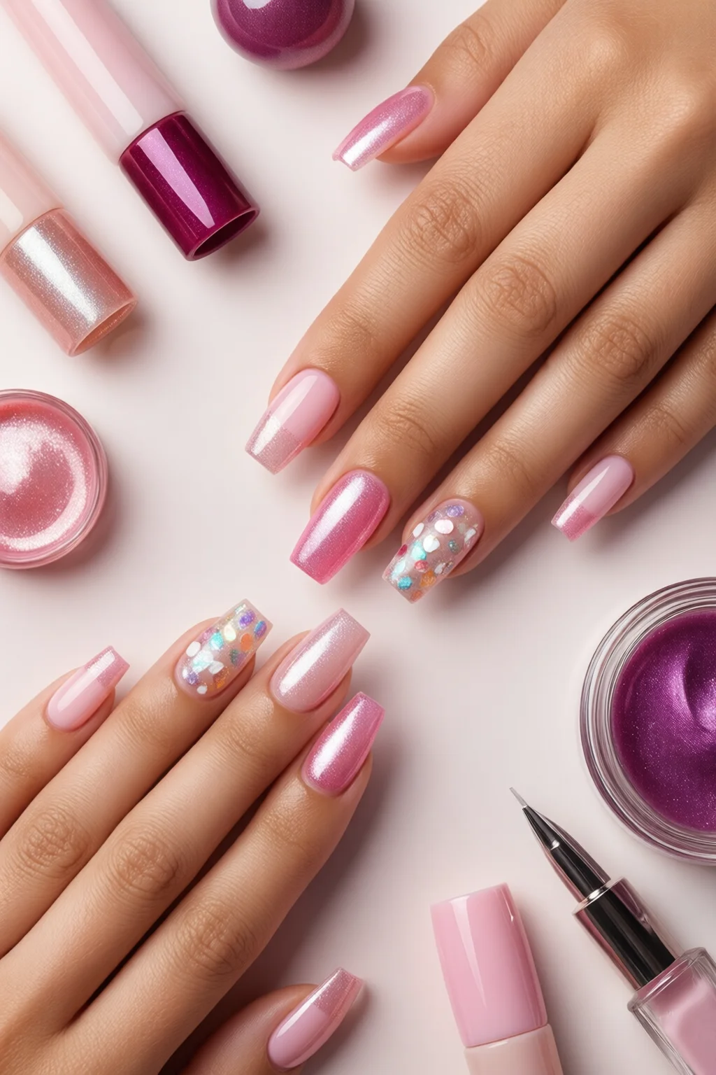 polygel nails at home