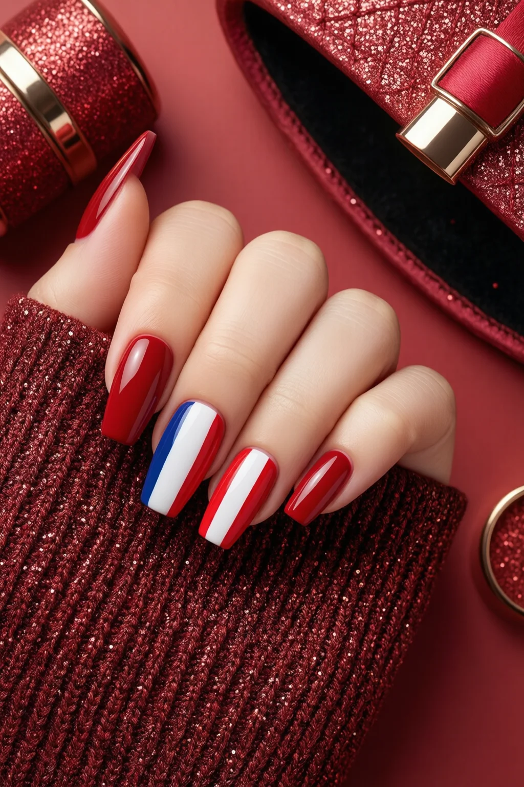 reverse French manicure
