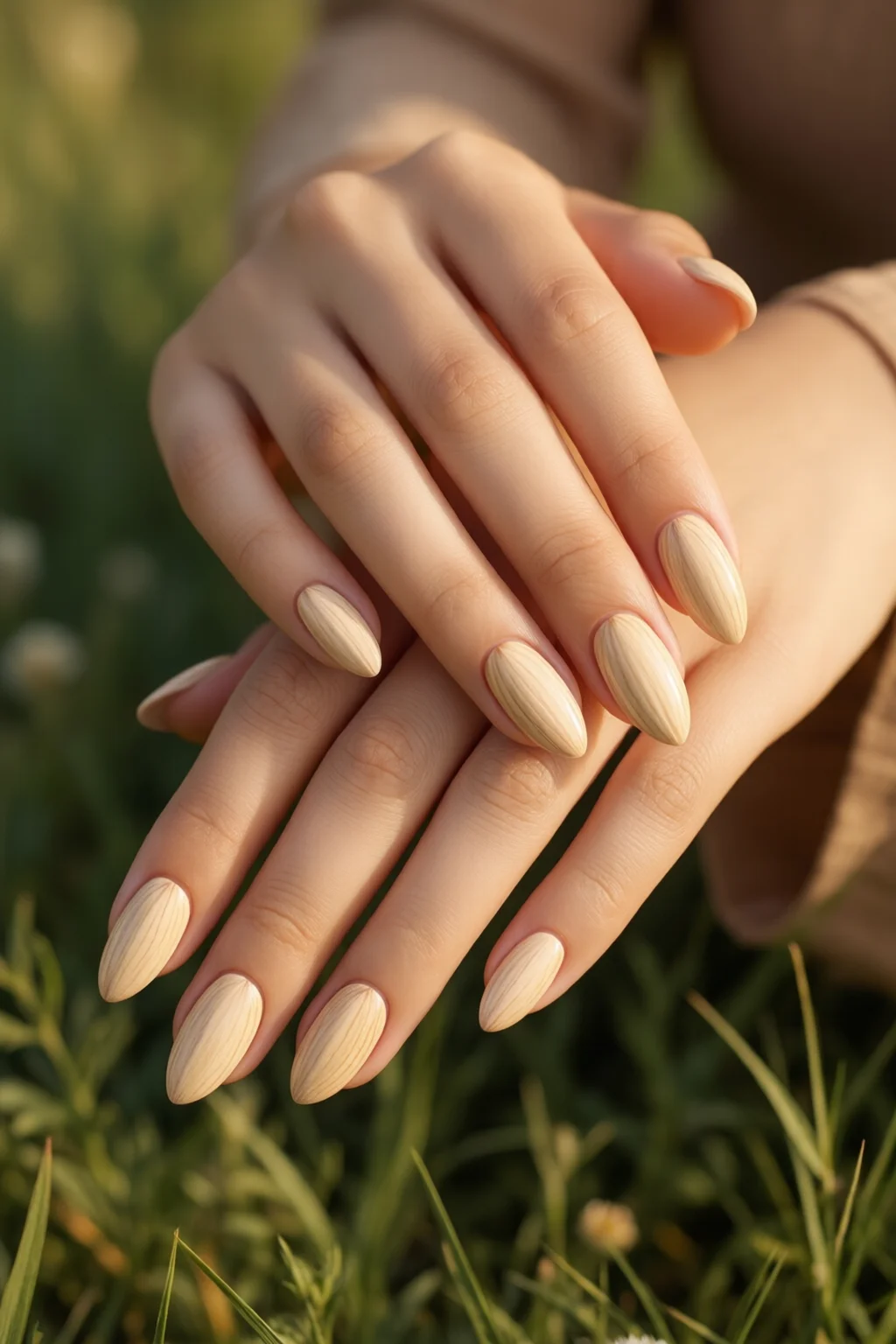 almond nail shape how to