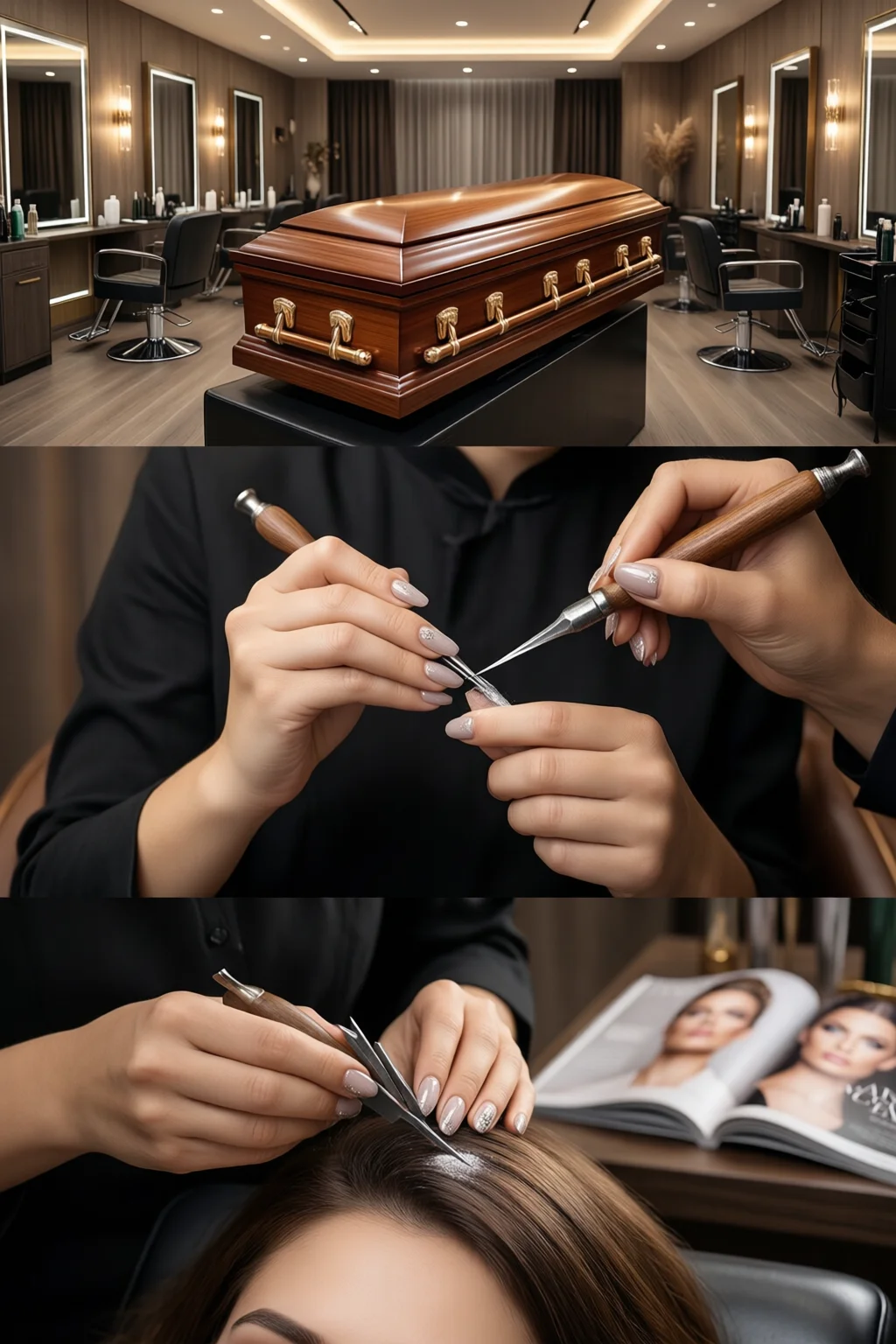 coffin nail shape how to