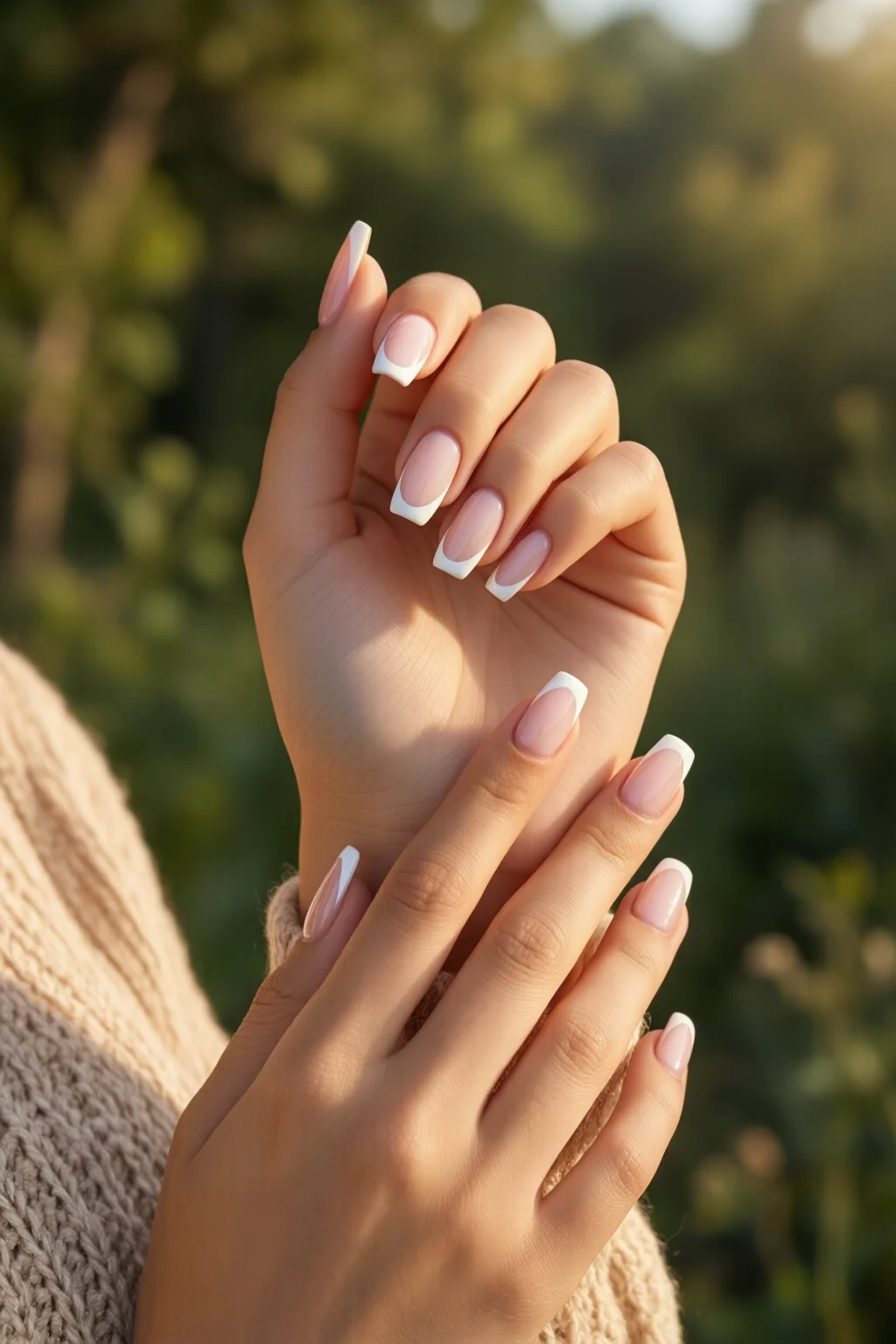 side French manicure