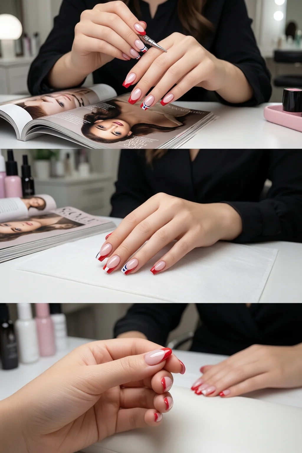 side French manicure