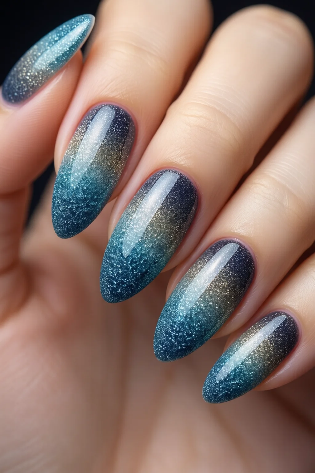 sponge gradient nails
