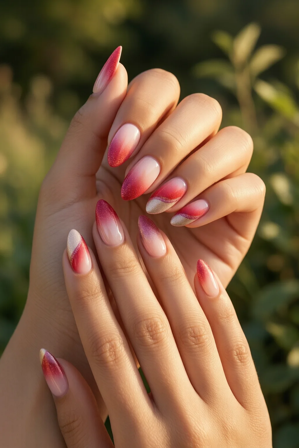 sponge gradient nails