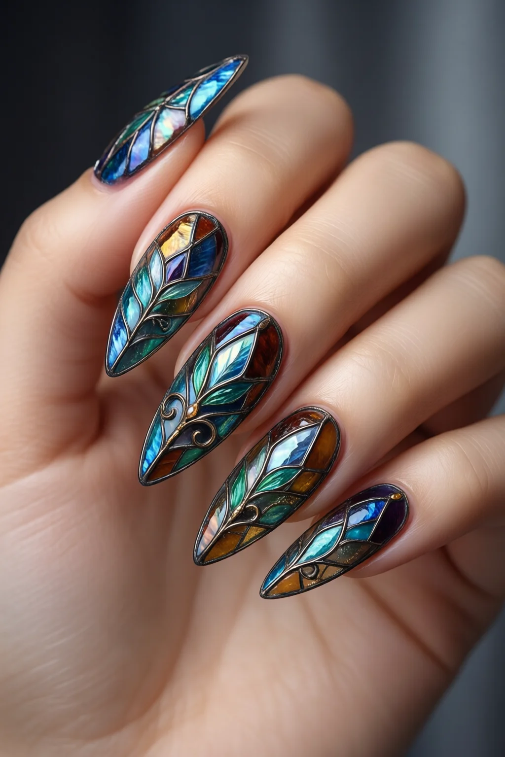 stained glass nails - professional guide and tips