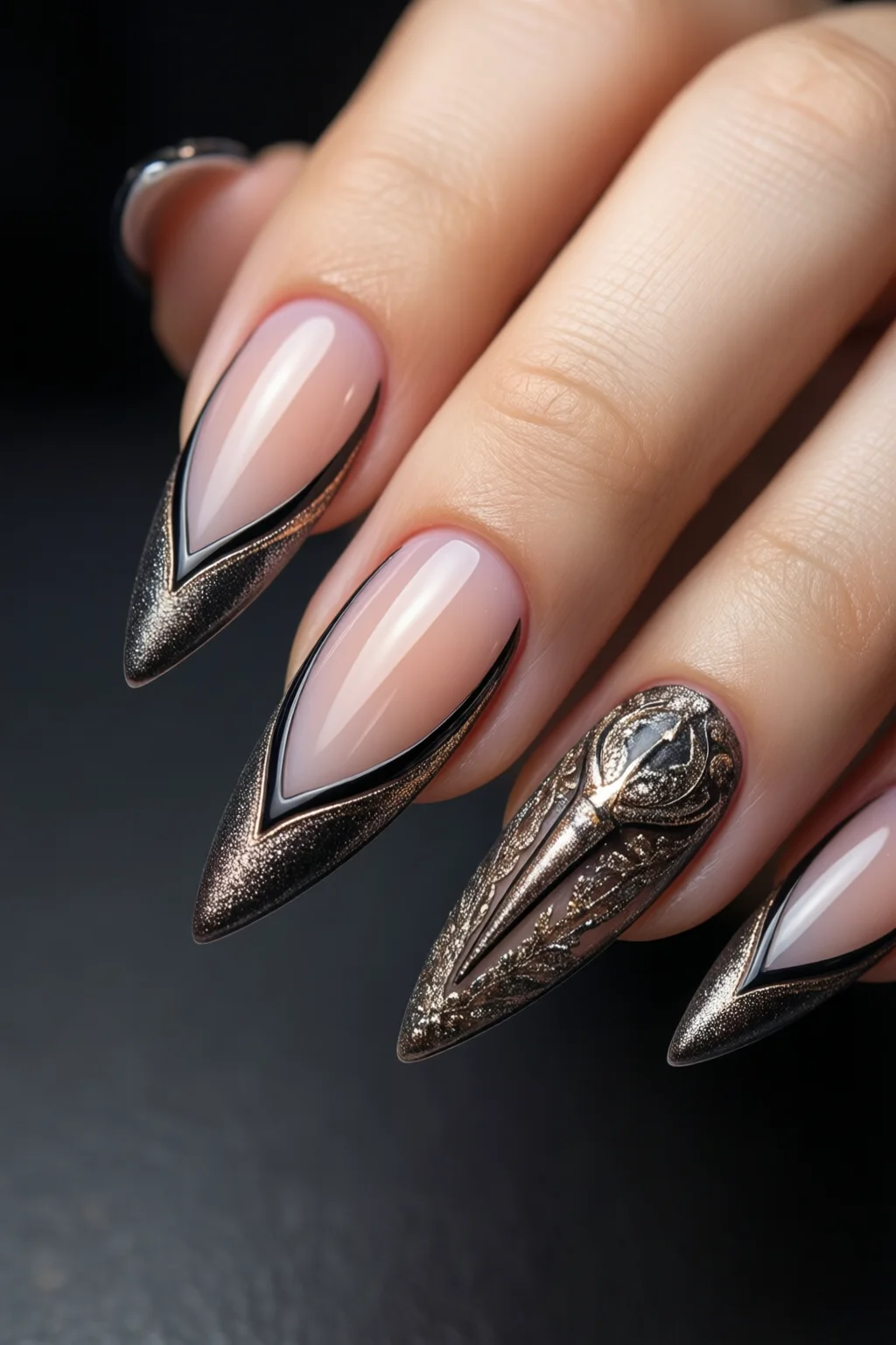 stiletto nails