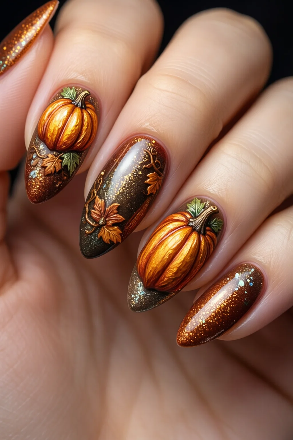 Thanksgiving nails