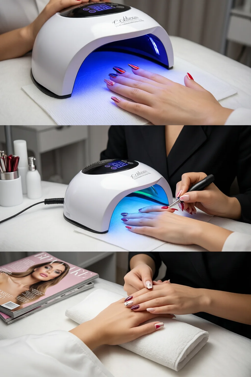 UV lamp safety nails