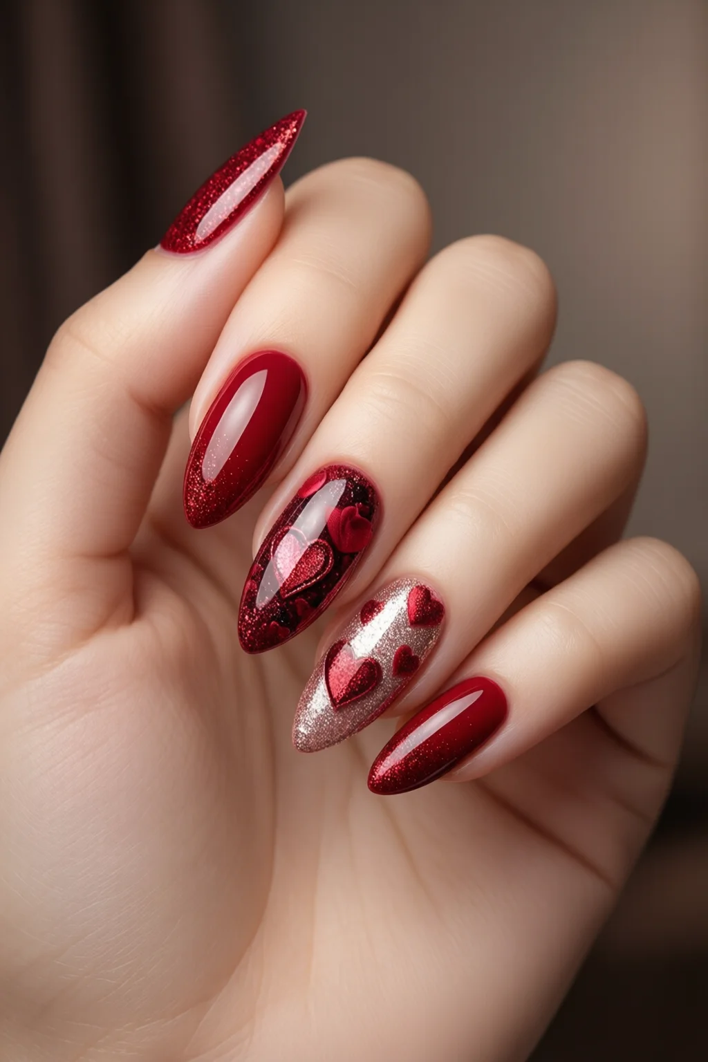 Valentine nails - professional guide and tips