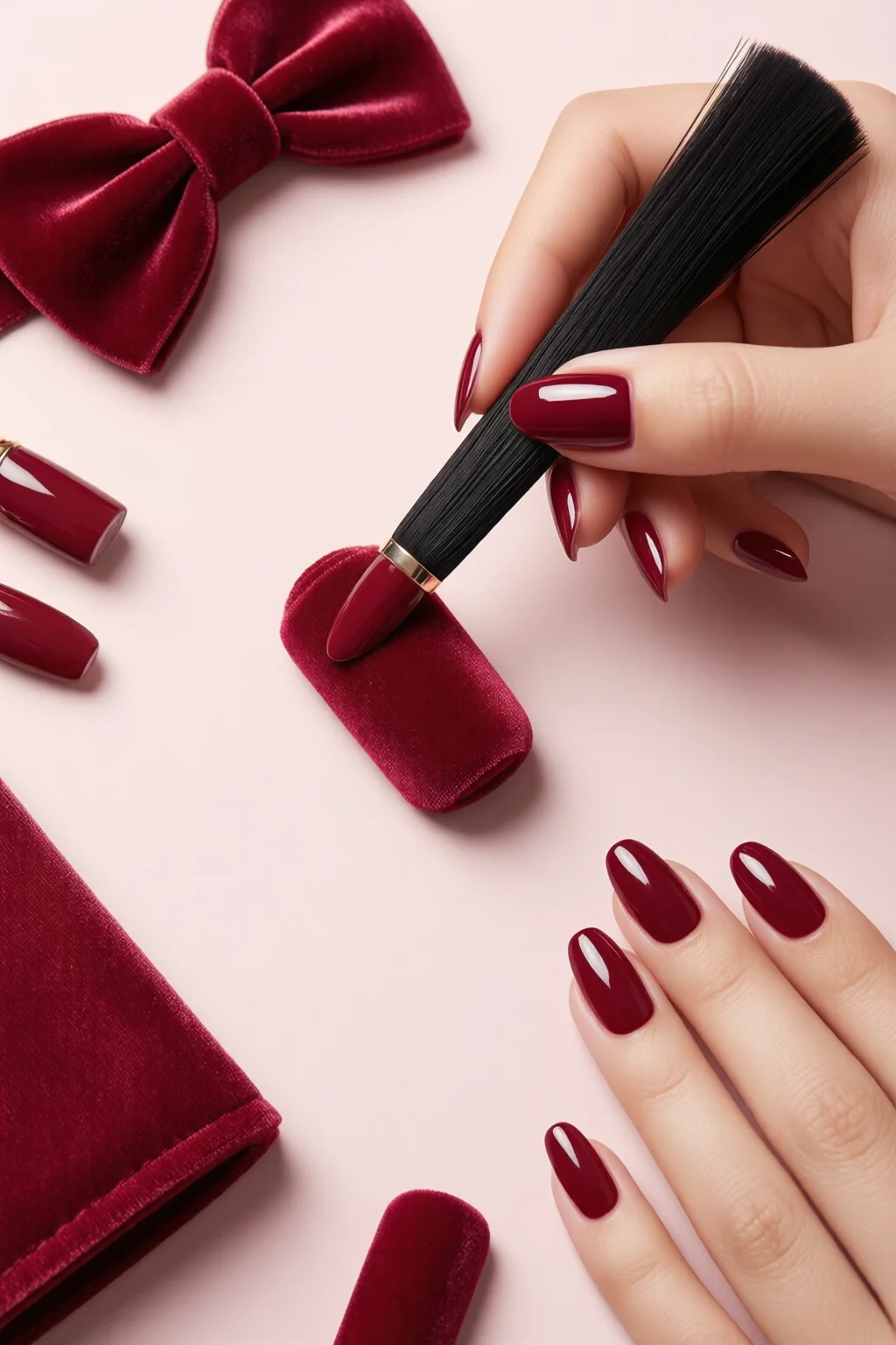 how to do velvet nails