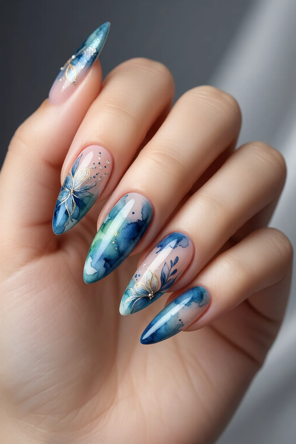 watercolor nails - professional guide and tips
