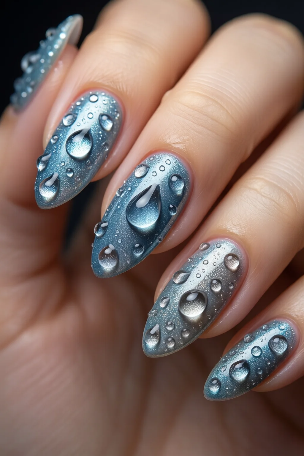 waterdrop nails