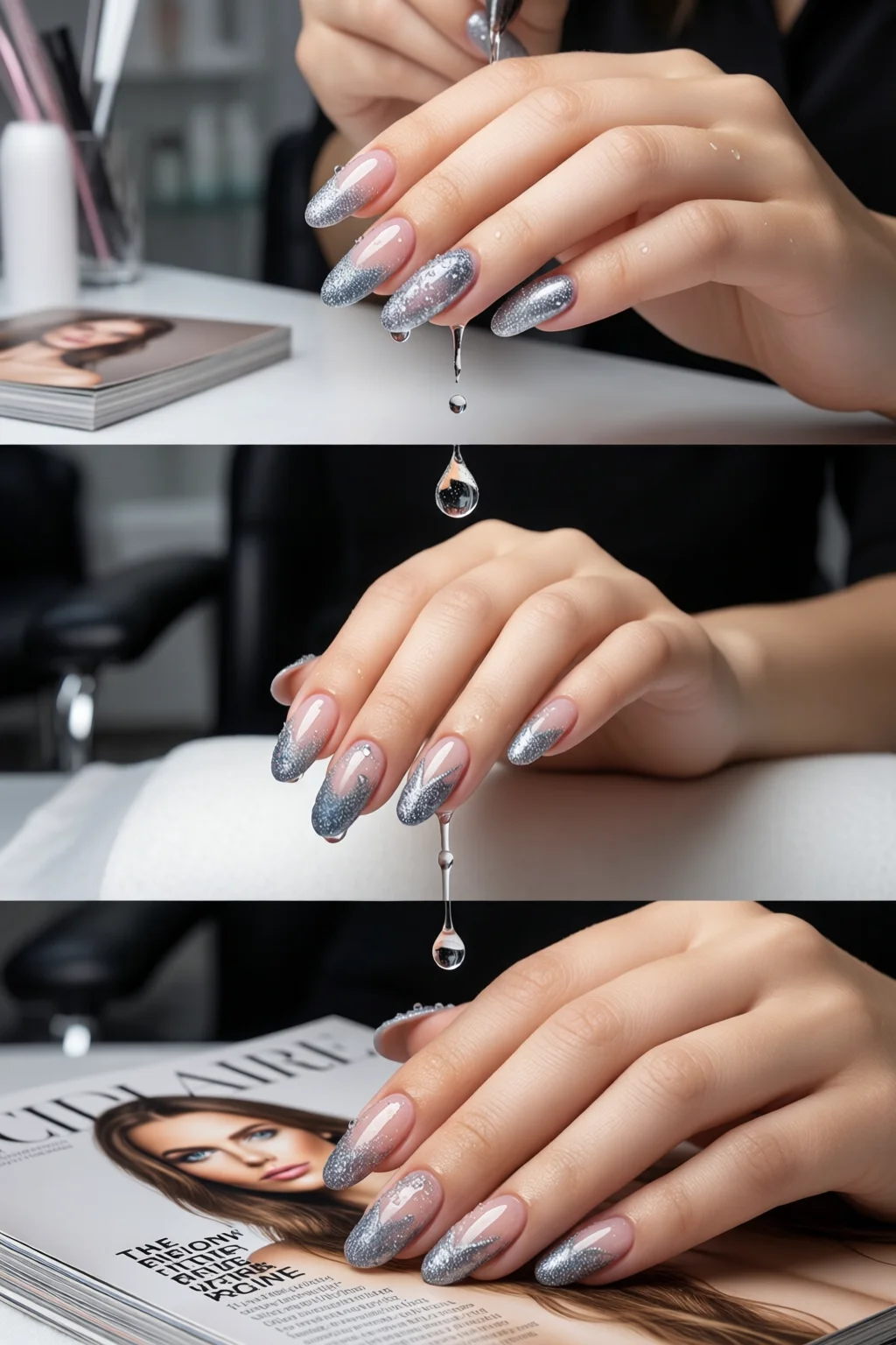 waterdrop nails