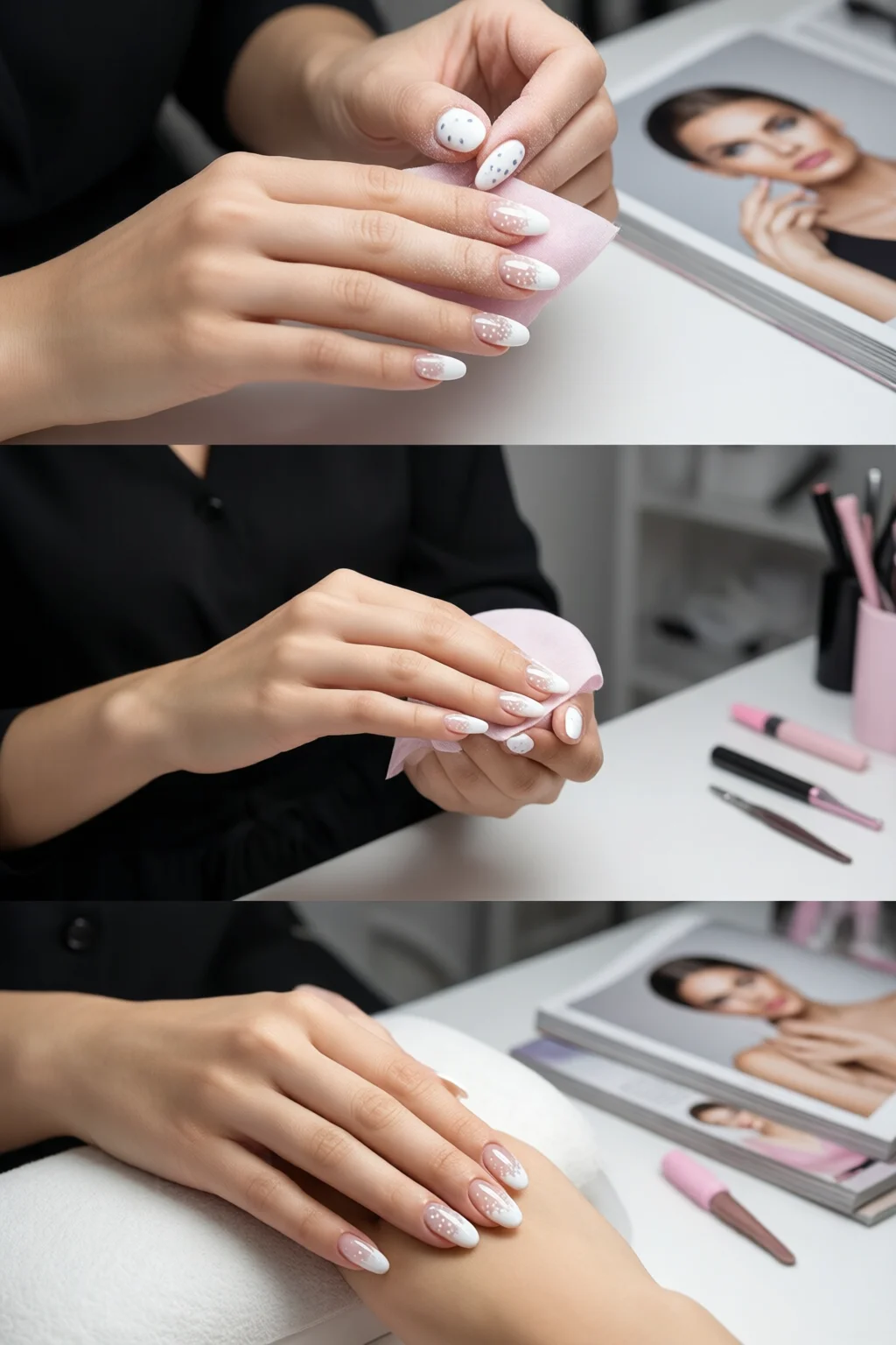 white spots on nails