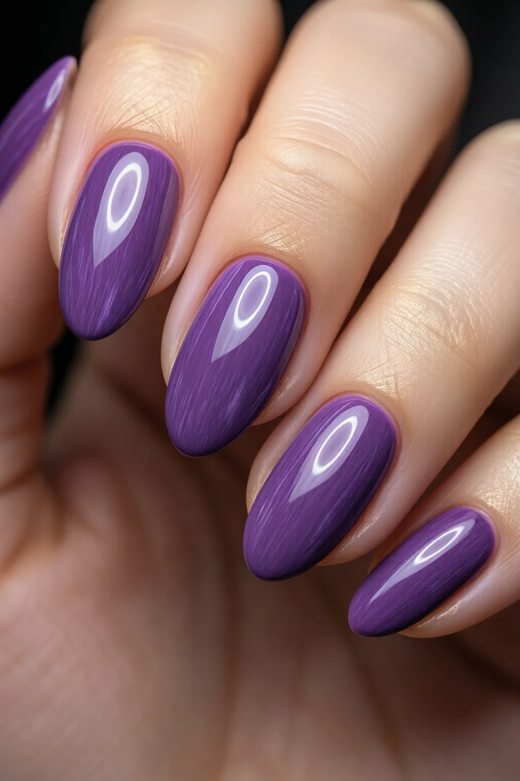 Y2K mauve nails